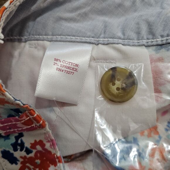 New Sun Soft Shorts Chino Floral Juniors 5 Cotton Stretch Summer - Picture 11 of 14